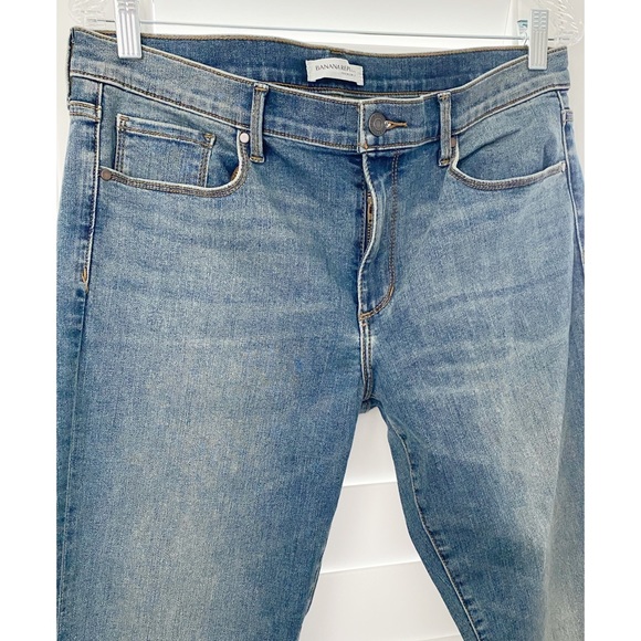 Banana Republic Jeans Premium Denim Stretch 32 Skinny Ankle - Picture 3 of 9